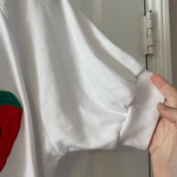 Vintage Strawberry Short Sleeve Knit Shirt - Picture 2 of 4